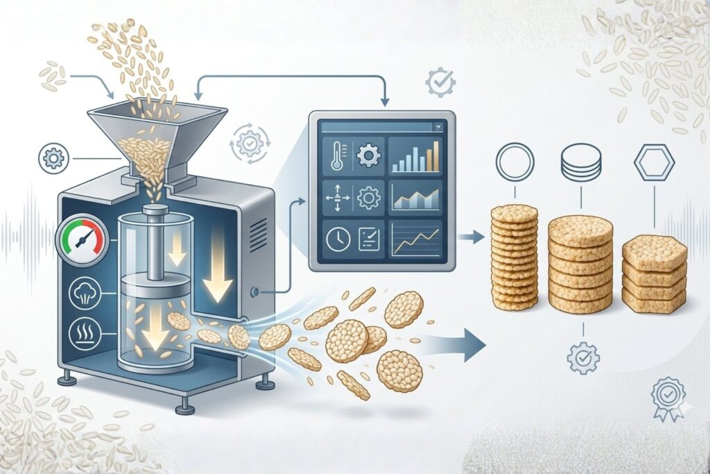 High Pressure Rice Cake Popping Machines